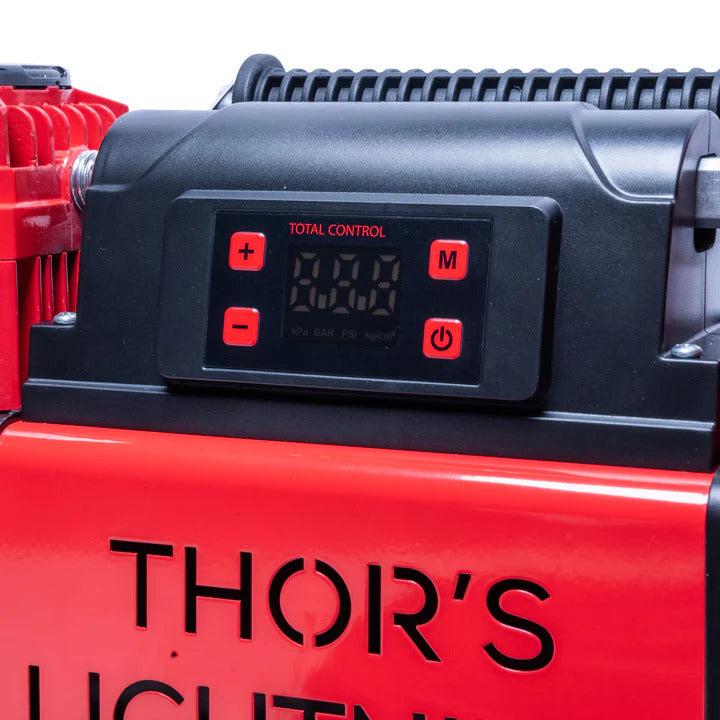 Thor’s Lightning Bolt TrueDual Air Compressor TotalControl Thor’s Lightning Bolt TrueDual Air Compressor TotalControl